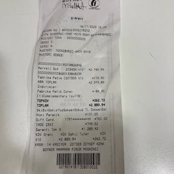 Boyner Mağazacılık- (olgar FİRMASI-merrell Marka Bot Hak.)