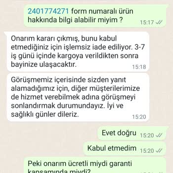 Teknosa Sattığı Ürünün Arkasında Durmuyor.