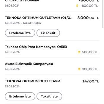 Akbank Harcamadan Kazanılan Chip Para Tekrar Ödeme Gözükmekte