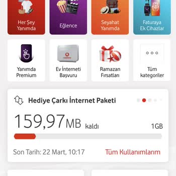 Vodafone Hediye İnternetimi Değil Kendi İnternetimi Bitirdi