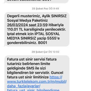 Türk Telekom Bilgilendirme Yapılmadan Ek Paketin Zamlanması