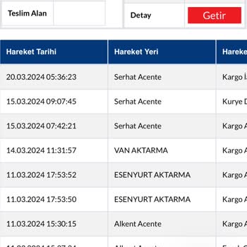 Sürat Kargo Van Serhat Acente