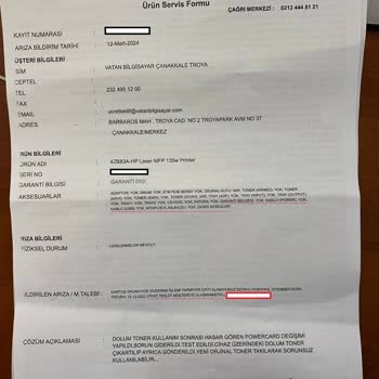 HP Garanti Servisinin Kalitesizliği