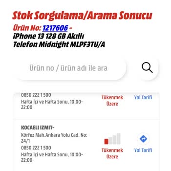 Media Markt Kocaeli İzmit Mağazaları
