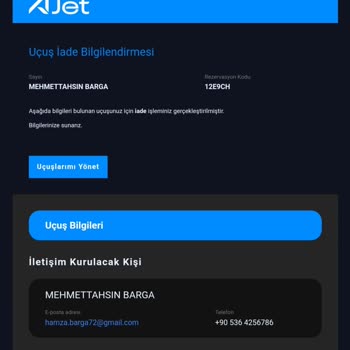 AJet (Anadolu Jet) İzinsiz Bilet İptali Ajet Obilet