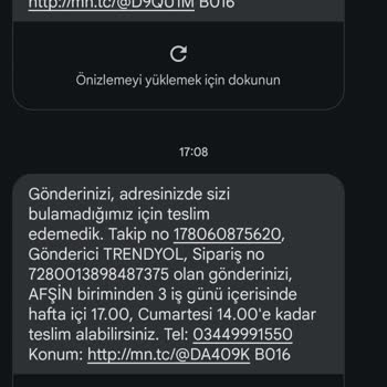 MNG Kargo Ürün Teslim Etmedi