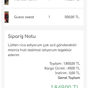 Aren Baby Kids Ödemesini Yaptığım Ürünleri Bir Aydır Göndermedi