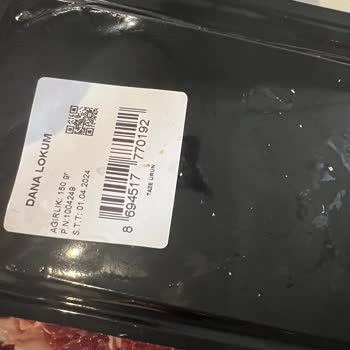 Bonfilet Marka Dana Lokum Ve Antrikot Etlerdeki Kötü Koku