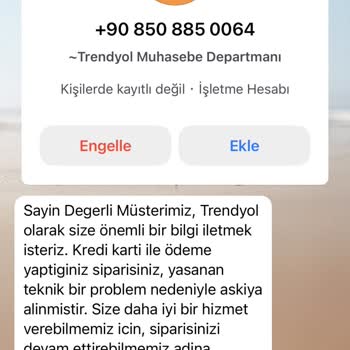 Trendyol'da Yaşanan Tatsız Alışveriş Deneyimi