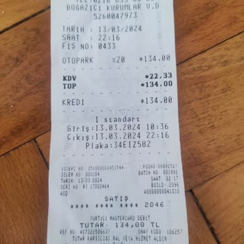 Getir Araç Otopark Ücretine Çöktü