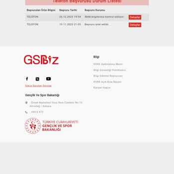 Gsb Biz Telefon Destek Şikayeti.