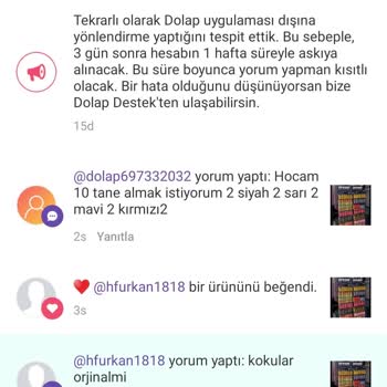 Dolap Gereksiz Komisyon Hesabım Askıda