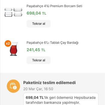 Hepsiburada Sebepsiz İade Sorunu