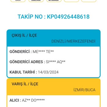 PTT Kargo PTT Adresime Gelmedi