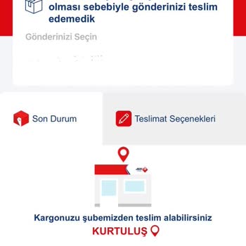 Kargoyu Getirmiyor Aras Kargo.