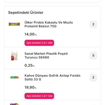 Migros Sanal Market Siparişim İptal Edilmiş
