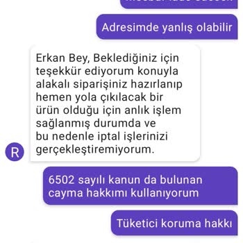 Getir İade Sıkıntısı Mağduriyeti