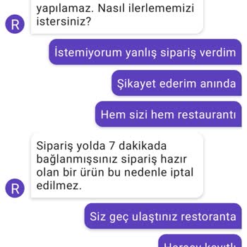 Getir İade Sıkıntısı Mağduriyeti