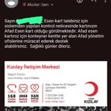 AFAD Muhtaçlık Belgemi Yeniledim Esen Kartımın Düzelmesini İstiyorum