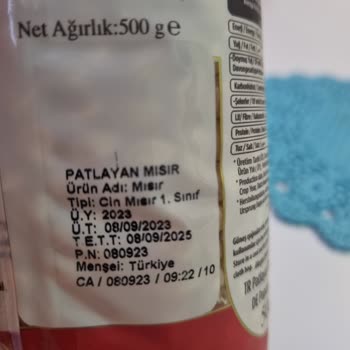 Tat Bakliyat Mısır Küflü Paket