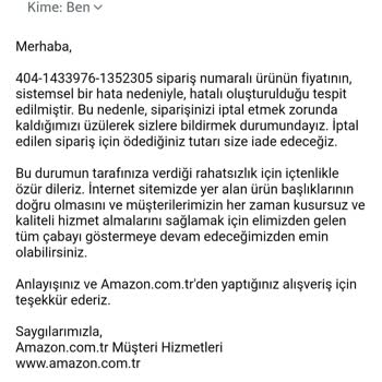 Amazon Müşteri Mağduriyeti Ve Çözümsüzlük