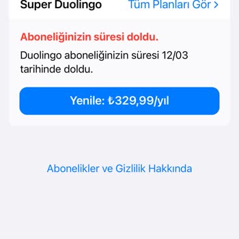 Duolingo İzinsiz Abonelik Ücreti Alma
