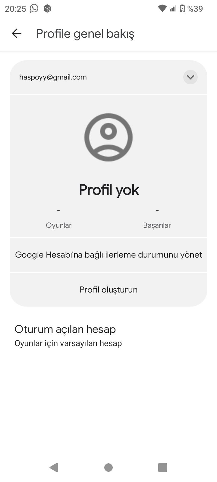 Google Play Play Games Oyuncu Profili Yok - Şikayetvar