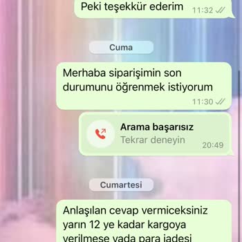 Pamilyum Siparişim Gecikti, İletişimde Sorunlar Yaşıyorum!