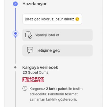 Hepsiburada 1 Aydır Gelmeyen Ürün