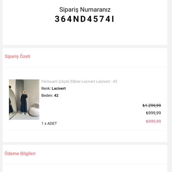 Lufin Store Lekeli Ürün Göndermişler