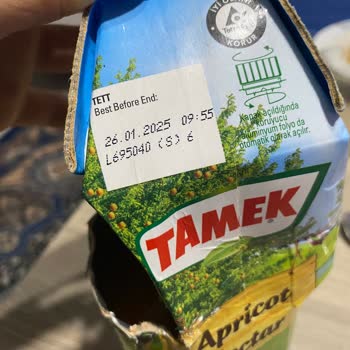 Tamek Meyve Suyu İçinde Siyah Pis Bir Şey Çıktı