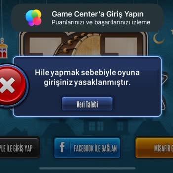 101 Okey Plus Hile Nedeniyle Ban Yedim