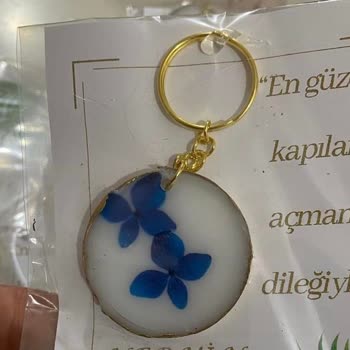Fatoşlugül Sanat Atölyesi Fatoslugul Epoksi Defolu Anahtarlık