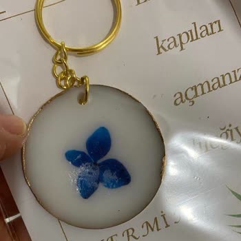 Fatoşlugül Sanat Atölyesi Fatoslugul Epoksi Defolu Anahtarlık