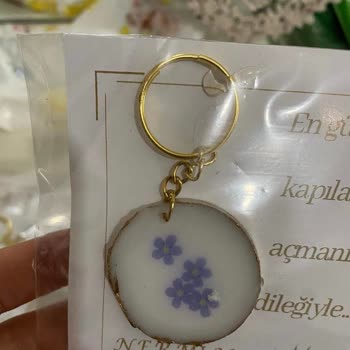 Fatoşlugül Sanat Atölyesi Fatoslugul Epoksi Defolu Anahtarlık