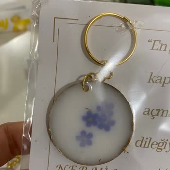 Fatoşlugül Sanat Atölyesi Fatoslugul Epoksi Defolu Anahtarlık