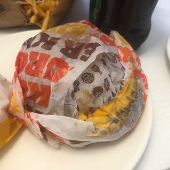 Kayseri Kaysermall AVM Burger King'de Ezilmiş Sipariş Hayal Kırıklığı