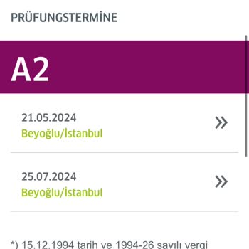 Goethe Sınav Kontenjan Problemi