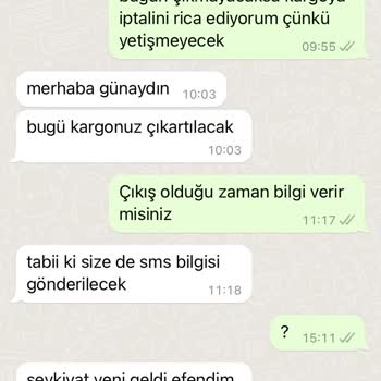 Shoebellas Ürünüm Kargoya Verilmiyor