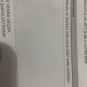 PHILIPS Ev Aletleri Philips Dikey Süpürge Çalışmıyor