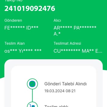 Sendeo Ulaşmadan İade Olan Kargo