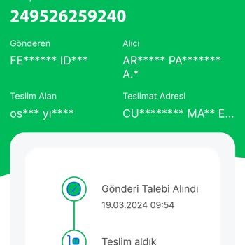 Sendeo Ulaşmadan İade Olan Kargo