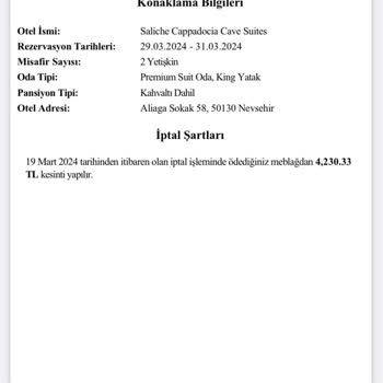 Obilet Otel Rezervasyonu Yanlış Oda