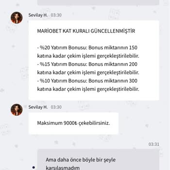 Mariobet %20 Yatırım Bonusuna 150 Kat Saçmalığı