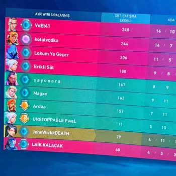 Valorant Dereceli De Adaletsizlik