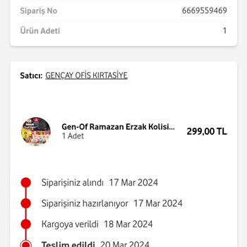 Gençay Ofis Kırtasiye Gelen Ürünlerin Patlamış Olması