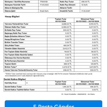 Metlife Bireysel Emeklilik Ve Hayat Kesinti İstemiyorum.