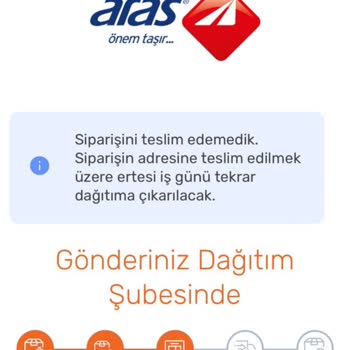 Aras Kargo Kargomu Eve Getirmiyor