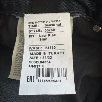 LTB Giyim Mağazası Kot Pantolon Da Çığır Açan Beden Etiketi Değişimi