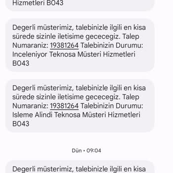 Teknosa Telefon Aktarım Sorunu